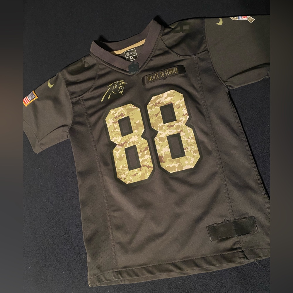 Greg Olsen #88 Panthers Salute to Service Jersey